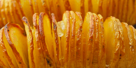 Crunchy Hasselback Potatoes
