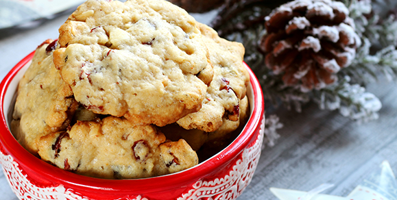 White Chocolate Chip Cranberry Cookies